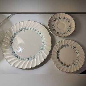 Vintage Myott staffordshire England Olde Chelsea Bluebell Plate Mix